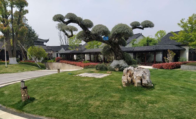 溧陽華康健達養(yǎng)生泳池，人工湖水處理工程項目案例