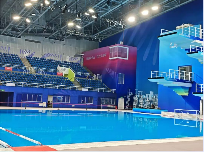 央視關(guān)注的泳池正迎盛事！十五運會水球賽事今日啟幕，戴思樂技術(shù)護航每一滴水花！